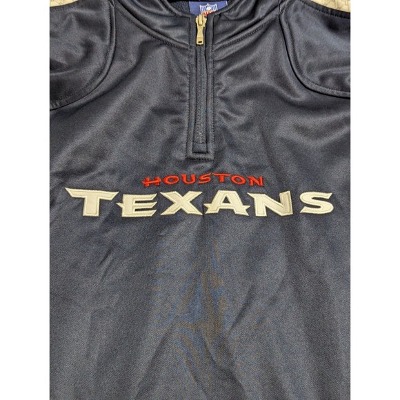 NFL Houston Texans‎ Sweatshirt Mens Large L Reebok Authentic Sideline Sweatshirt - Picture 3 of 11